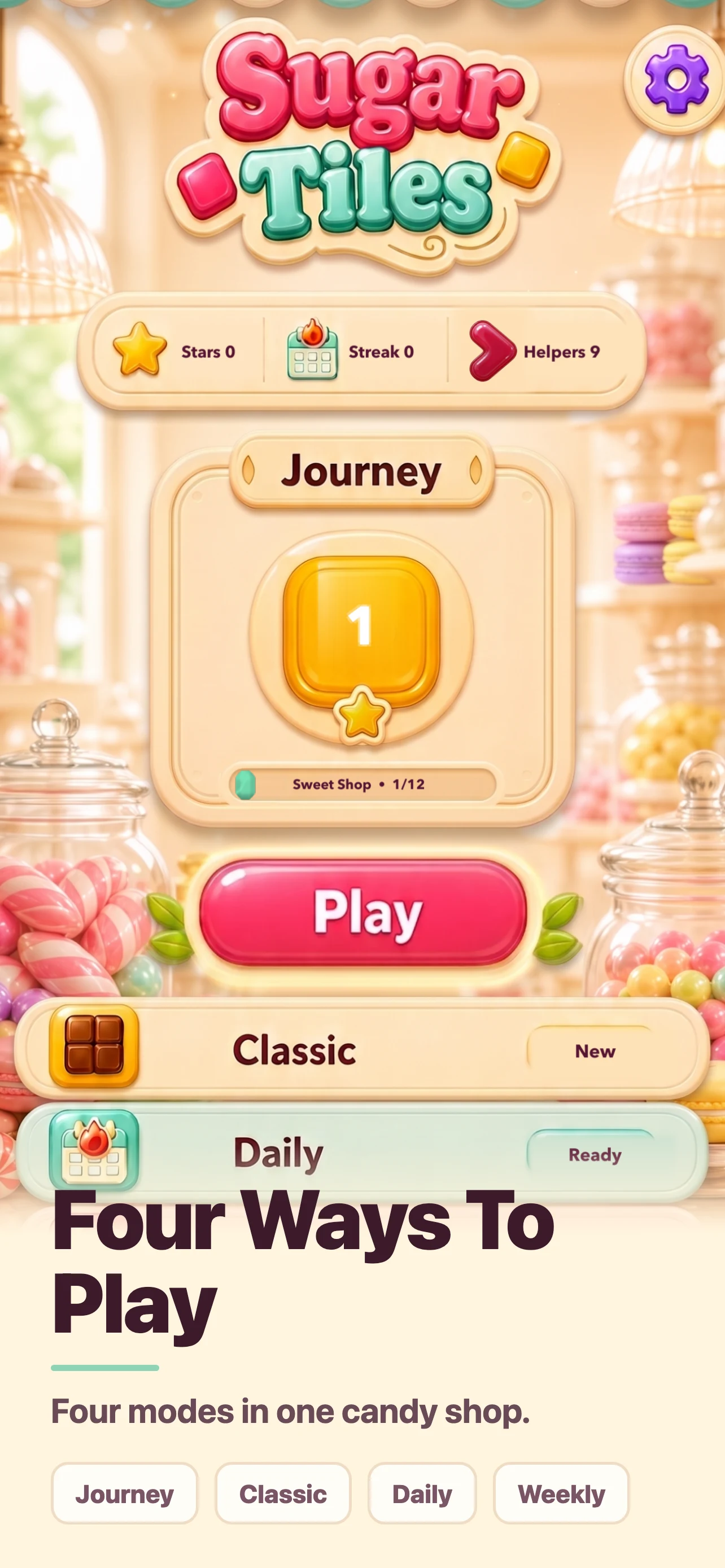 Sugar Tiles: Block Puzzle screenshot